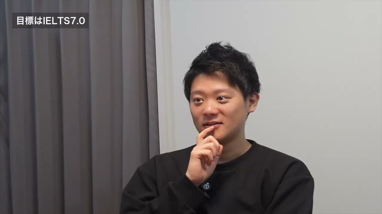 IELTSは、まだ受験前。本人が目標として話したのは、オーバーオール7.0でした。