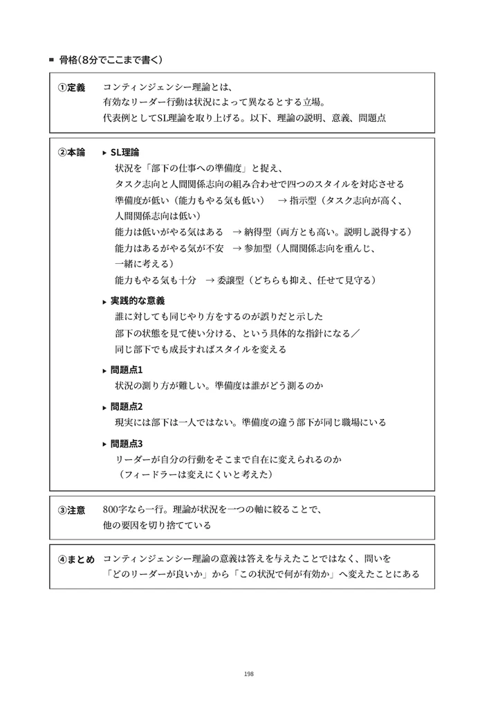 編入経営学演習組織篇 コンティンジェンシー理論の骨格